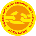 Together we will make chocolate 100% slave free logo